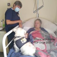CHERYL & MY HONEY TOP DOG 2021 - Cheryl Durham.JPG